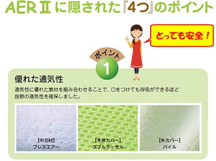 1.優れた通気性