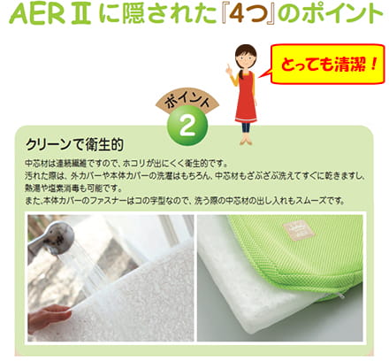 2.クリーンで衛生的